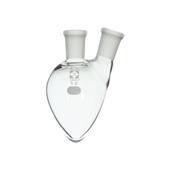 柴田科學(xué)SIBATA  普通配套雙頸梨形燒瓶 50mL，005420-1550,005420-1550